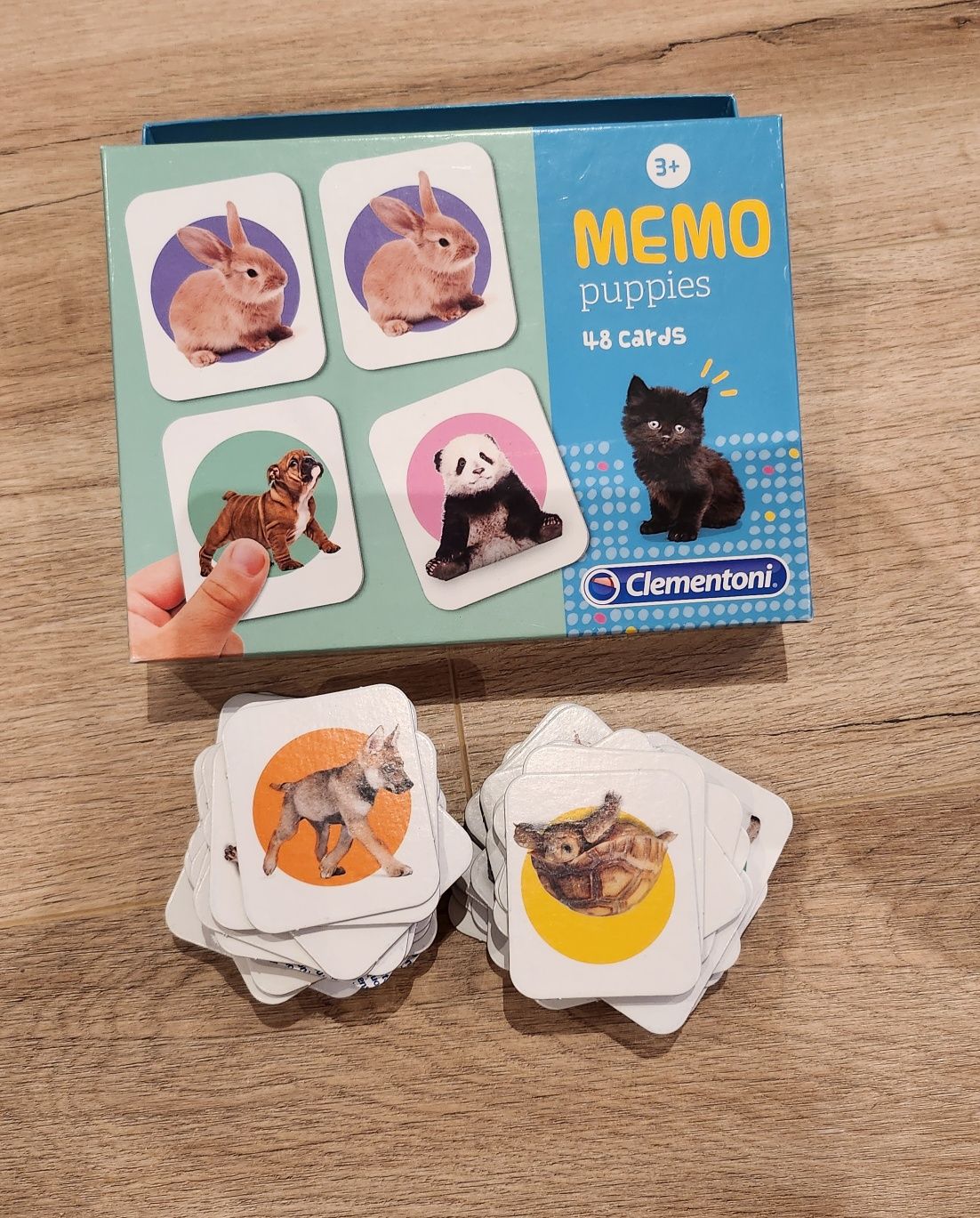 Clementoni memo puppies małe zwierzątka montessori