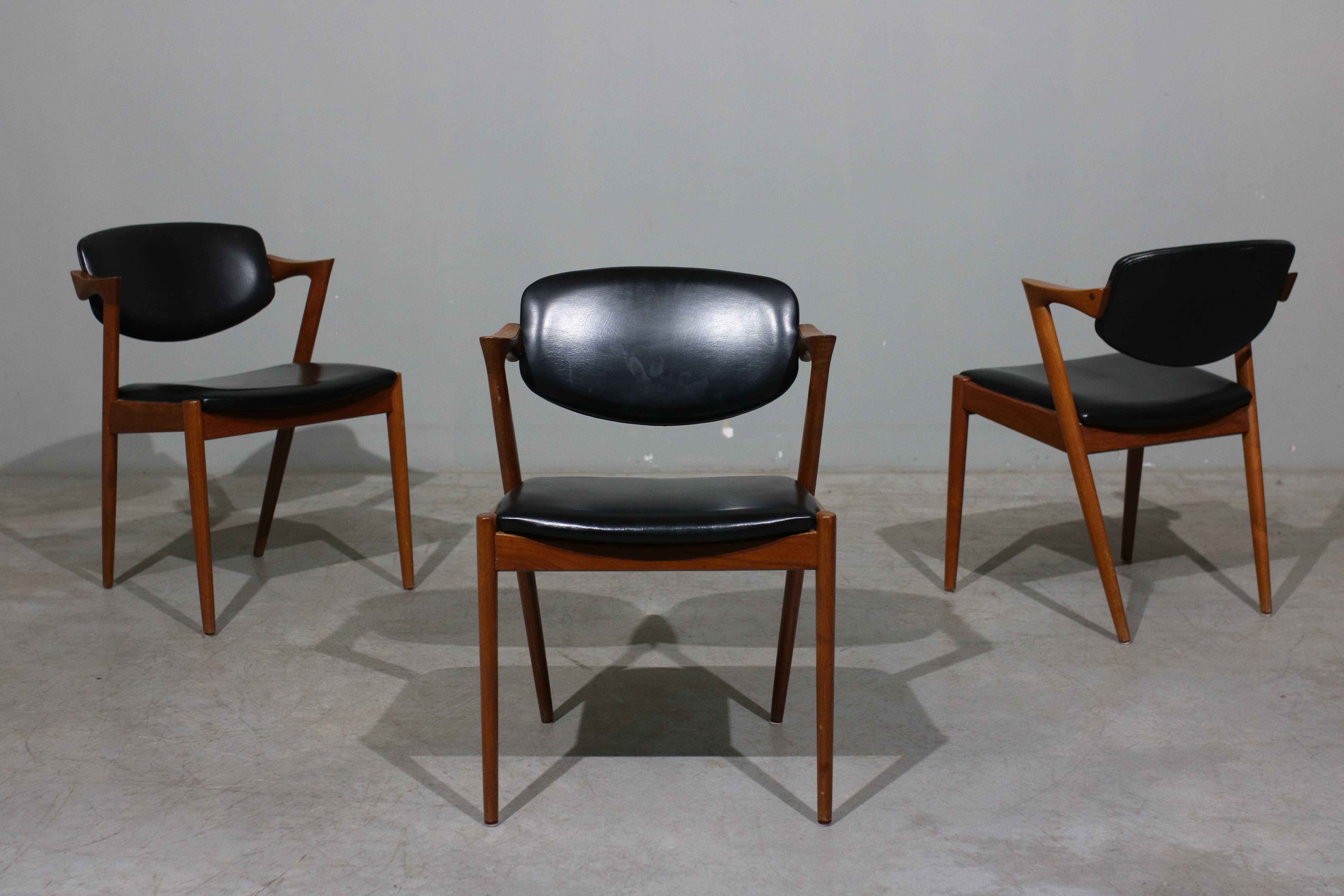 Conjunto de 6 cadeiras Kai Kristiansen modelo 42 | Schou Andersen