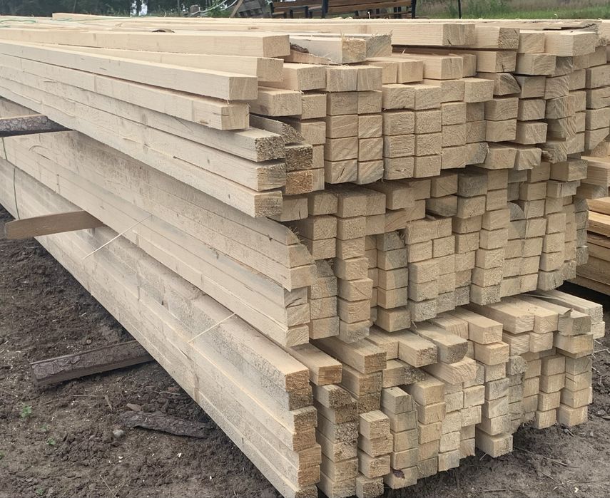 Łaty dachowe budowlane 5x4, 6x4, 7x3 impregnowane świerkowe transport