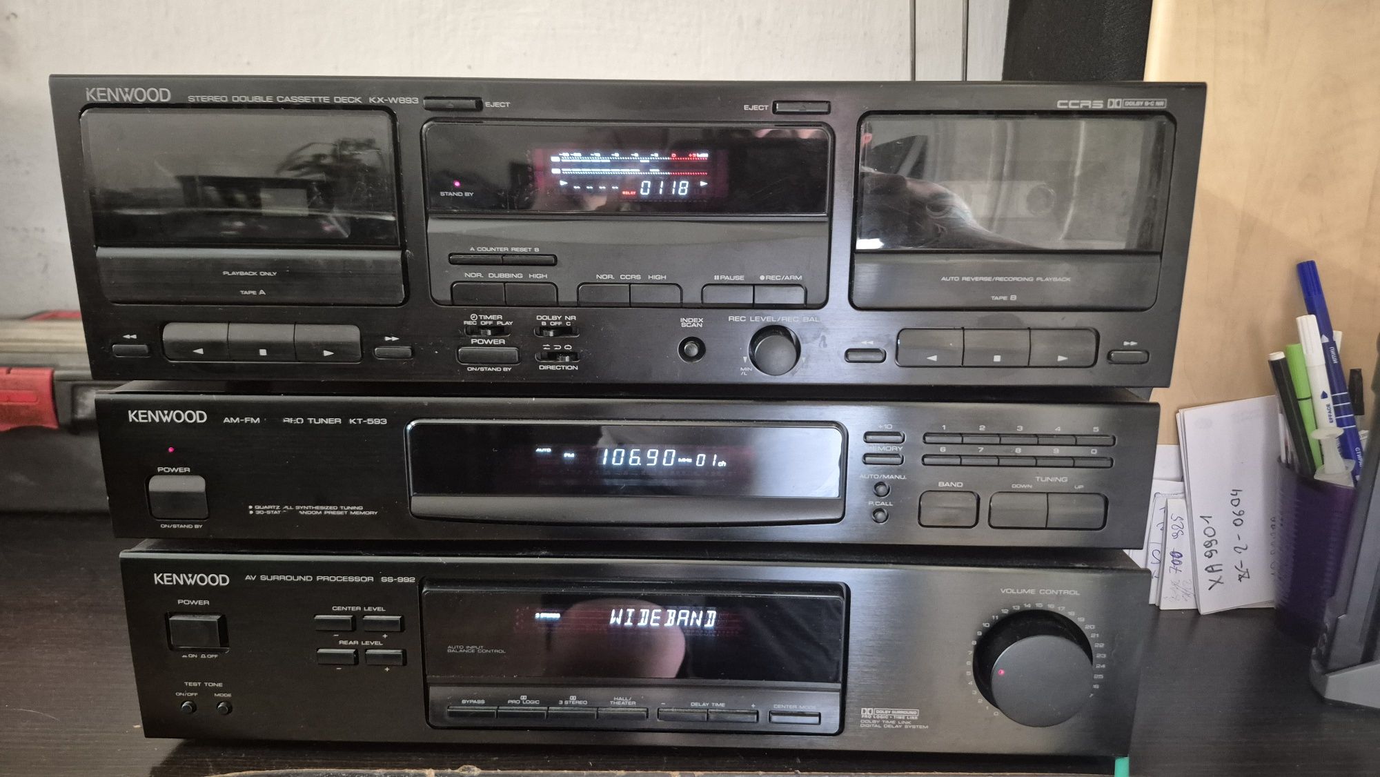 Kenwood zestaw stereo