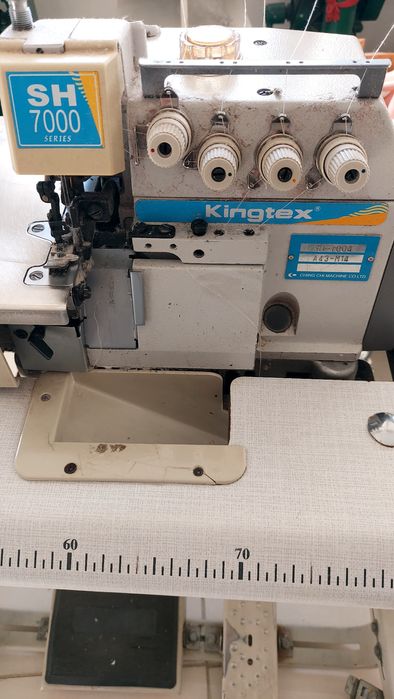 Máquina industrial cose  corte Kingtex