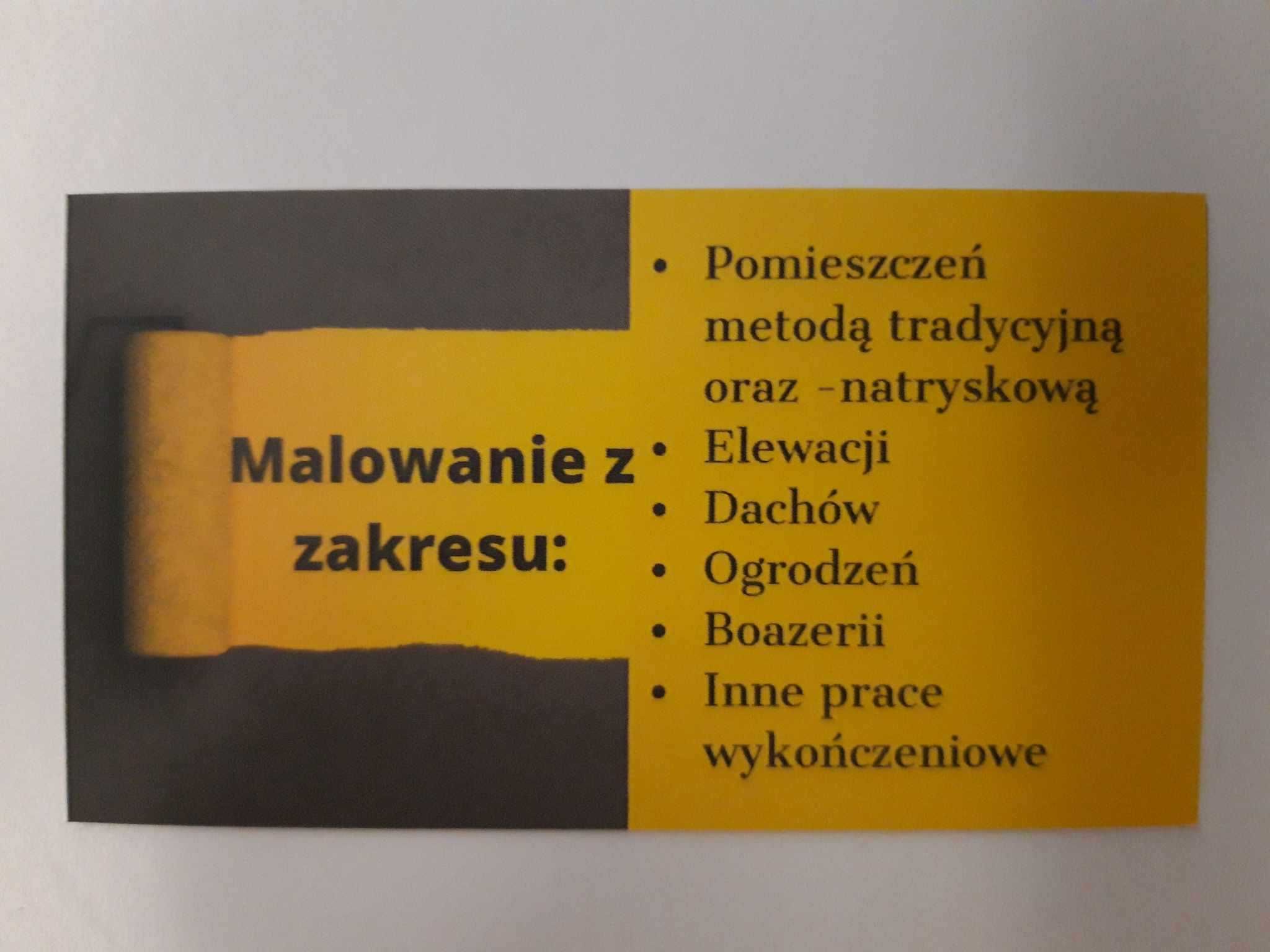 Malowanie pomieszczeń, dachów