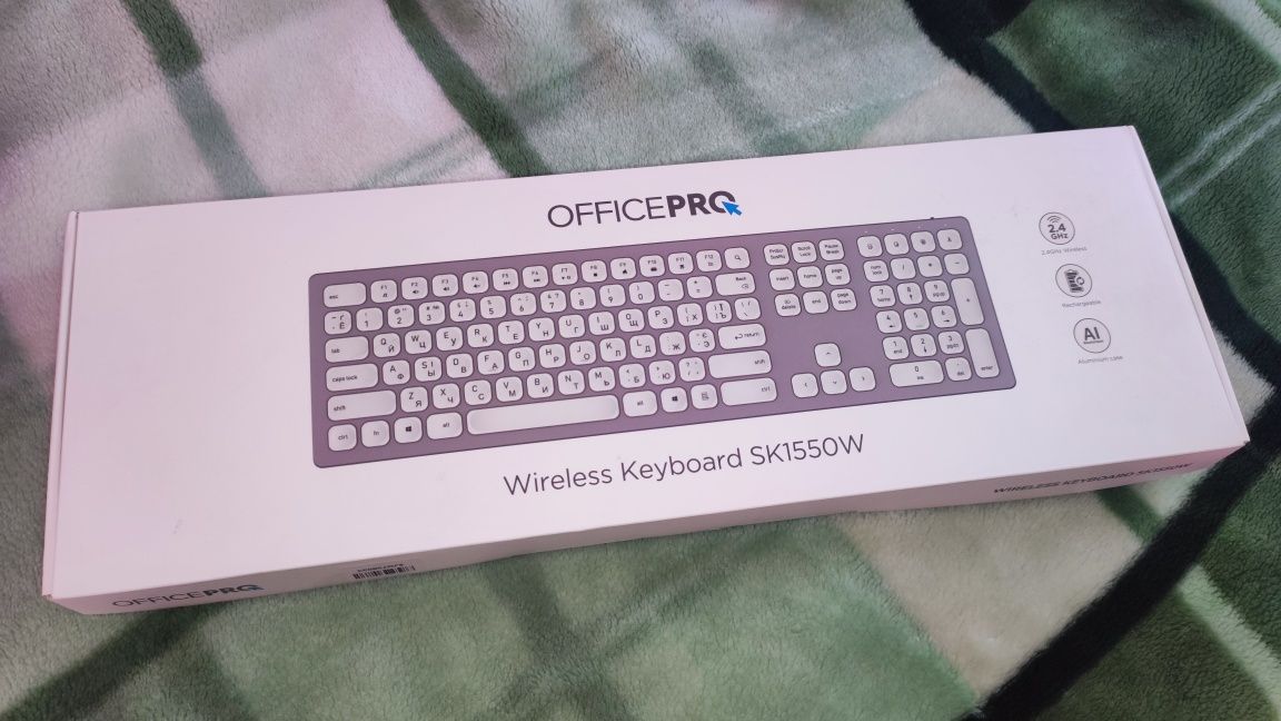 Клавіатура бездротова OfficePro SK1550 (SK1550W)