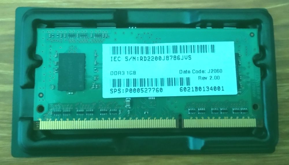 Memória Ram 1GB DDR 3 Samsung