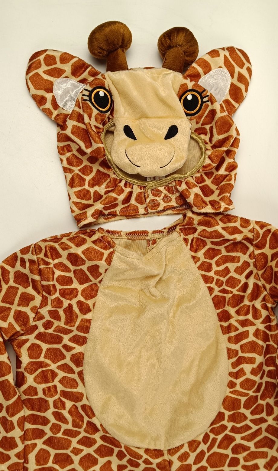 Детский костюм жираф пижама кигуруми комбинезон человечек на 12-24 мес