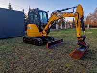 Minikoparka Jcb 8025 rok 2018 stan bardzo dobry 3 łyżki  zeroobrotowa