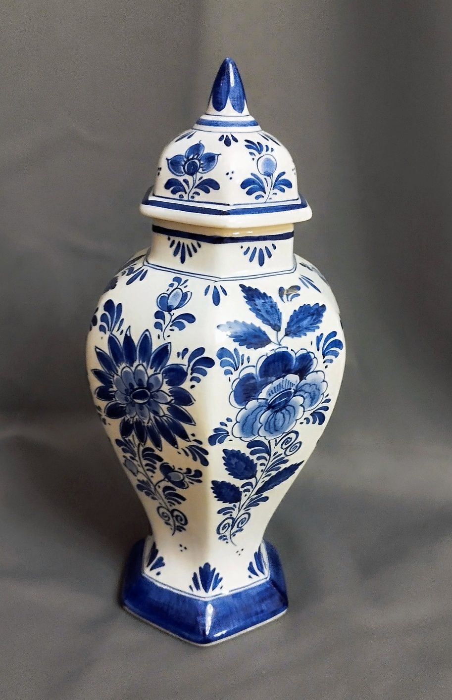 Amfora Porcelana Holenderska Delft Vintage