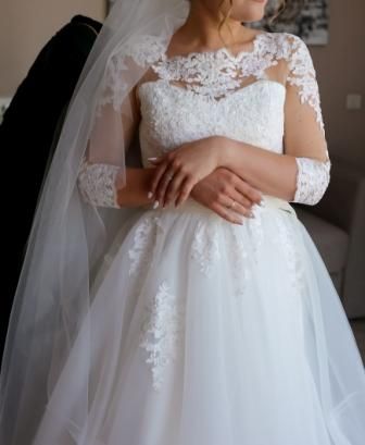 Свадебное платье на миниатюрную невесту