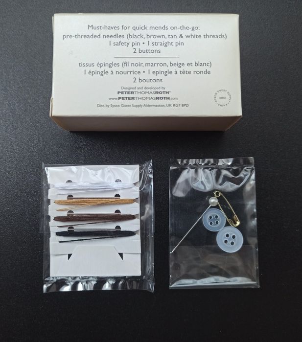 Zestaw do szycia hotelowy PeterThomasRoth 700 sztuk