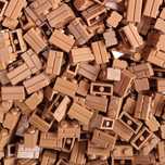 Lego cegiełki cegły - 98283 Medium Nougat Brick - 30sztuk