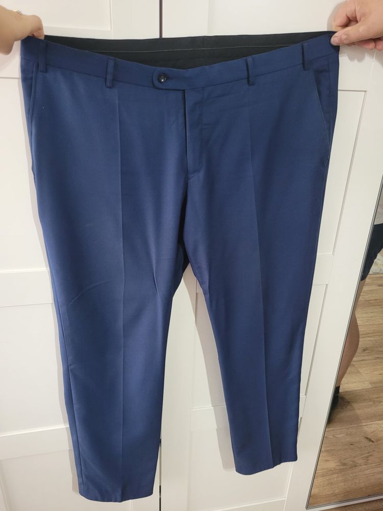 Garnitur GoldenMen marynarka i spodnie plus size 182/140