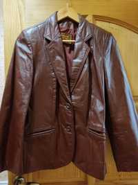 Продам кожаный пиджак/куртку 46 размер