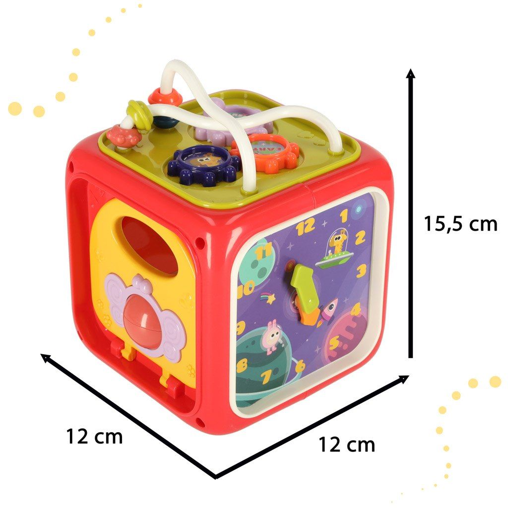 Zabawka edukacyjna interaktywna sensoryczna sorter klocków