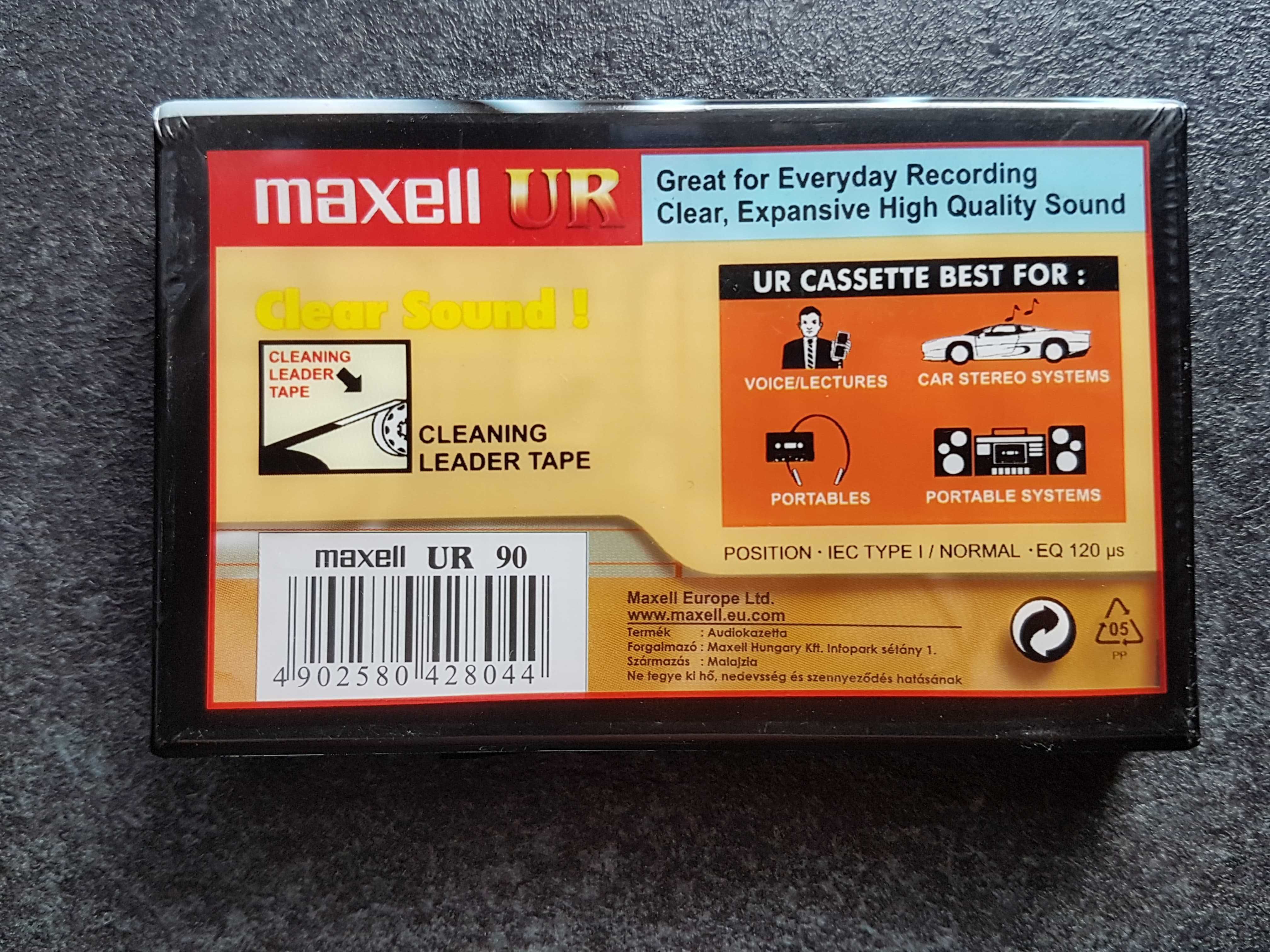 Kaseta magnetofonowa MAXELL UR 90