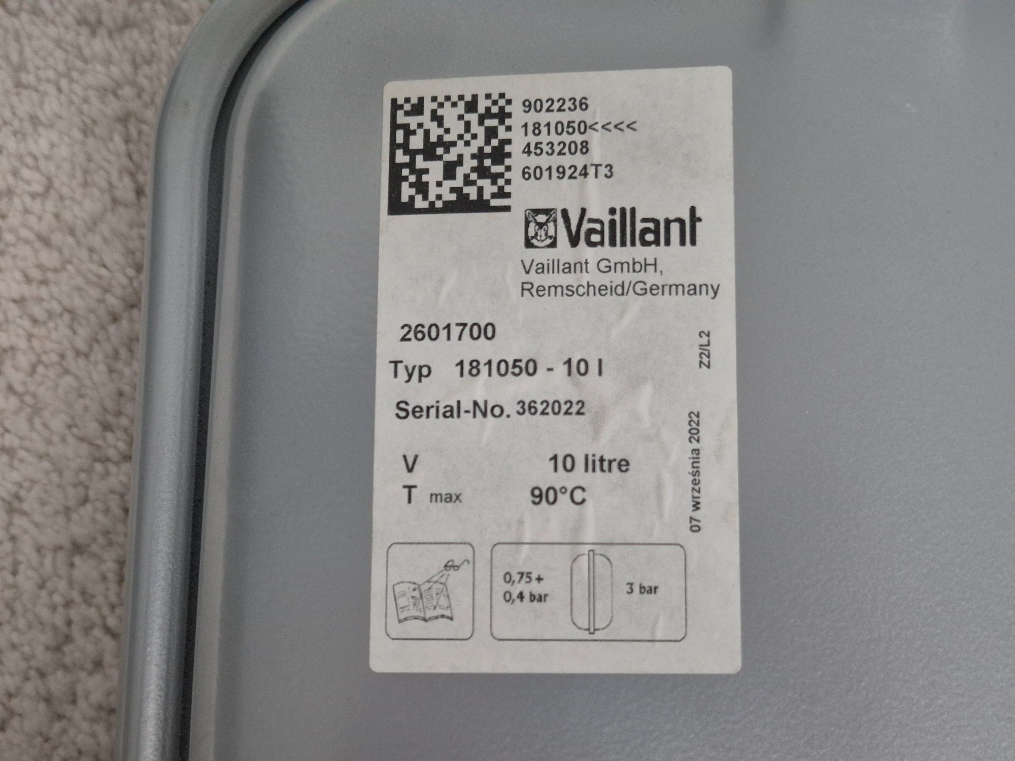 Vaillant naczynie przeponowe 181050