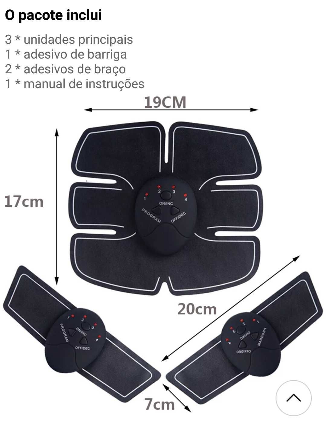 ESTIMULADOR MUSCULAR ( Braços e Abdominal )