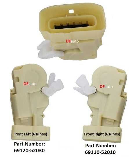 Atuador ( Motor) Pistola Mecanismo Fecho porta Bagageira Toyota Yaris