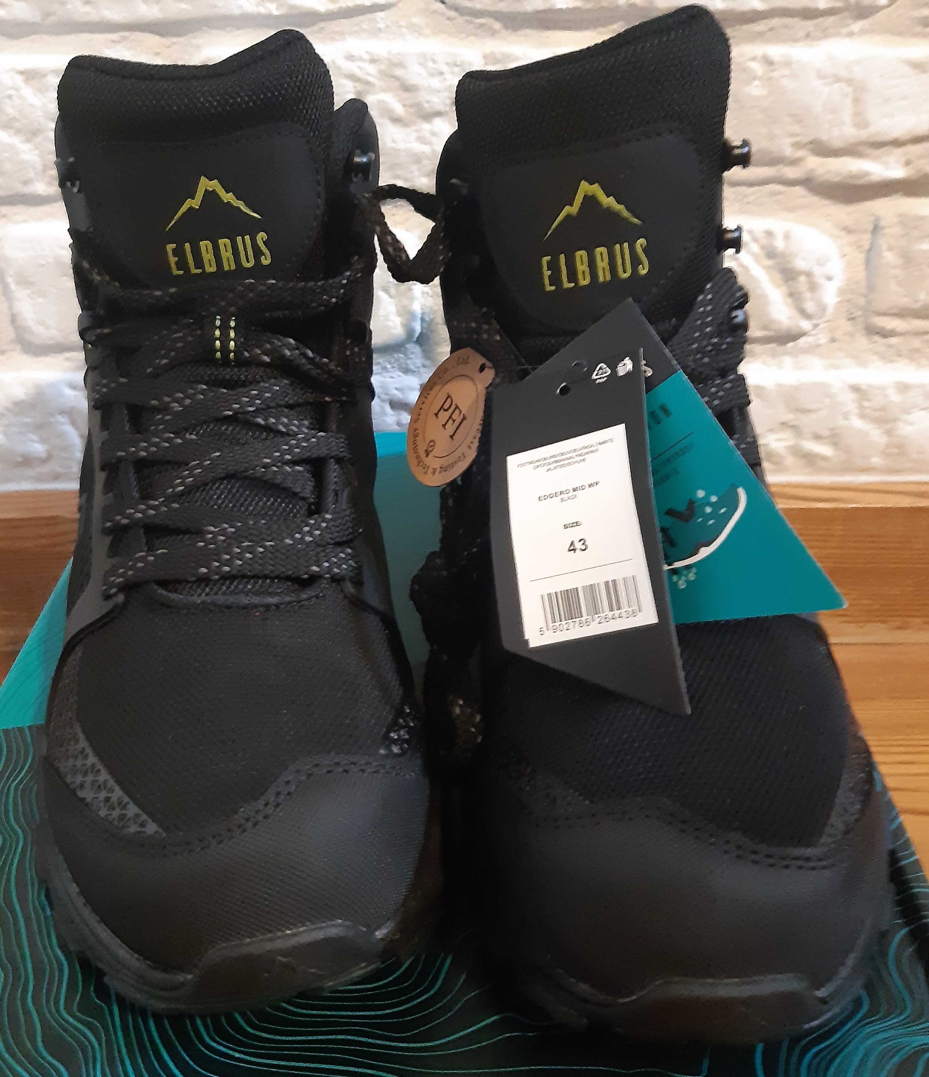 Buty ELBRUS EDGERO Czarne R. 43 nowe