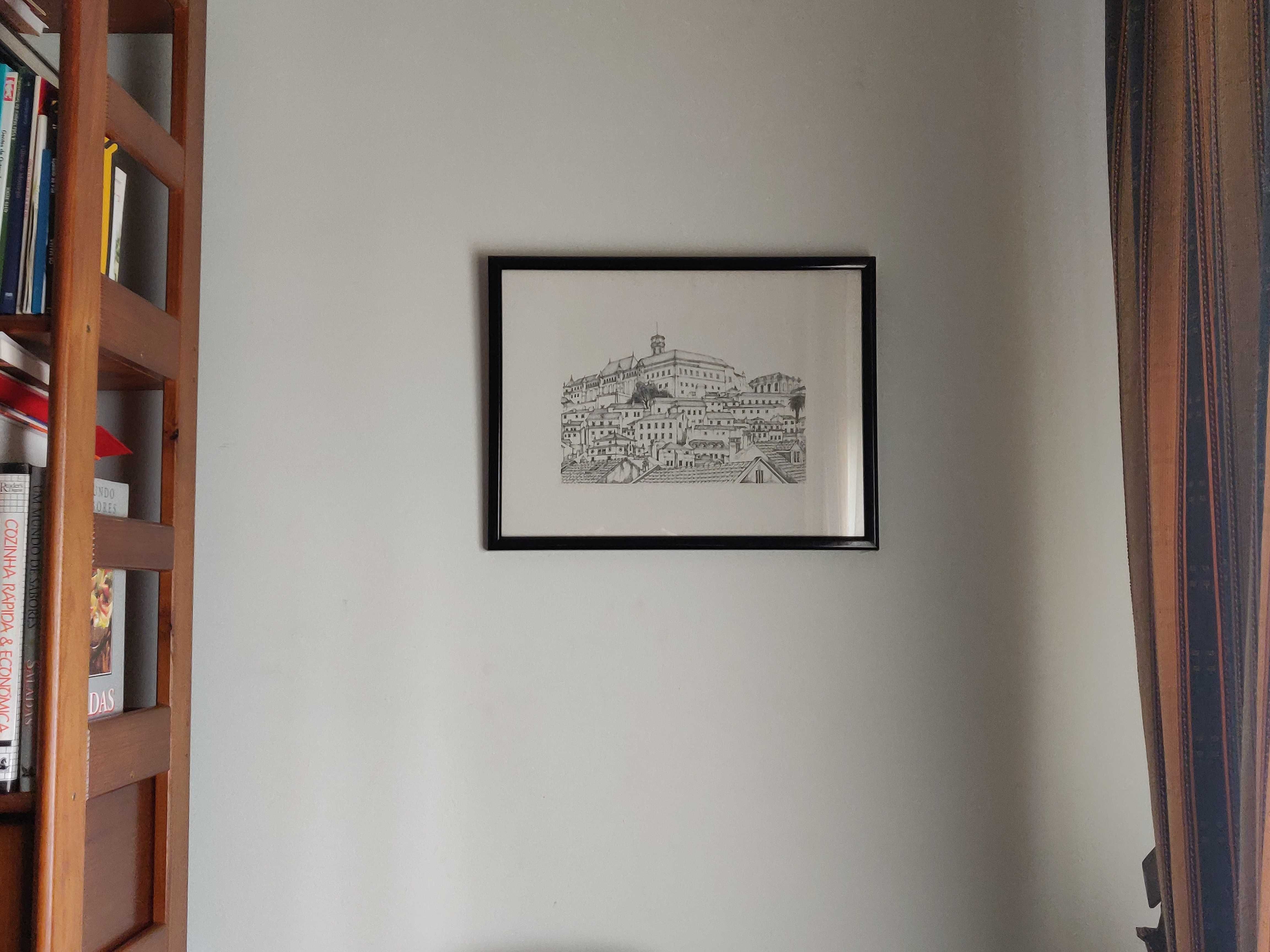 Quadro com vista de Coimbra