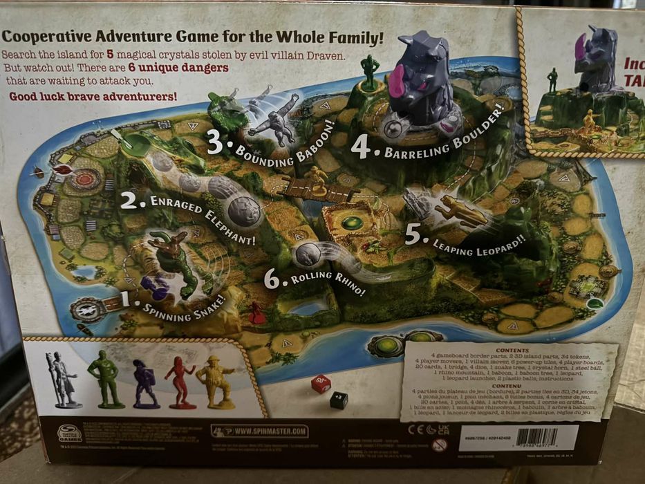 Джуманджі .3D-игра для совместной игры, для поклонников фильмов «Джума