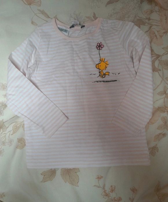 2 bluzki bluzeczki dla dziewczynki 86/92| 100% bawełna | wysyłka w 24h