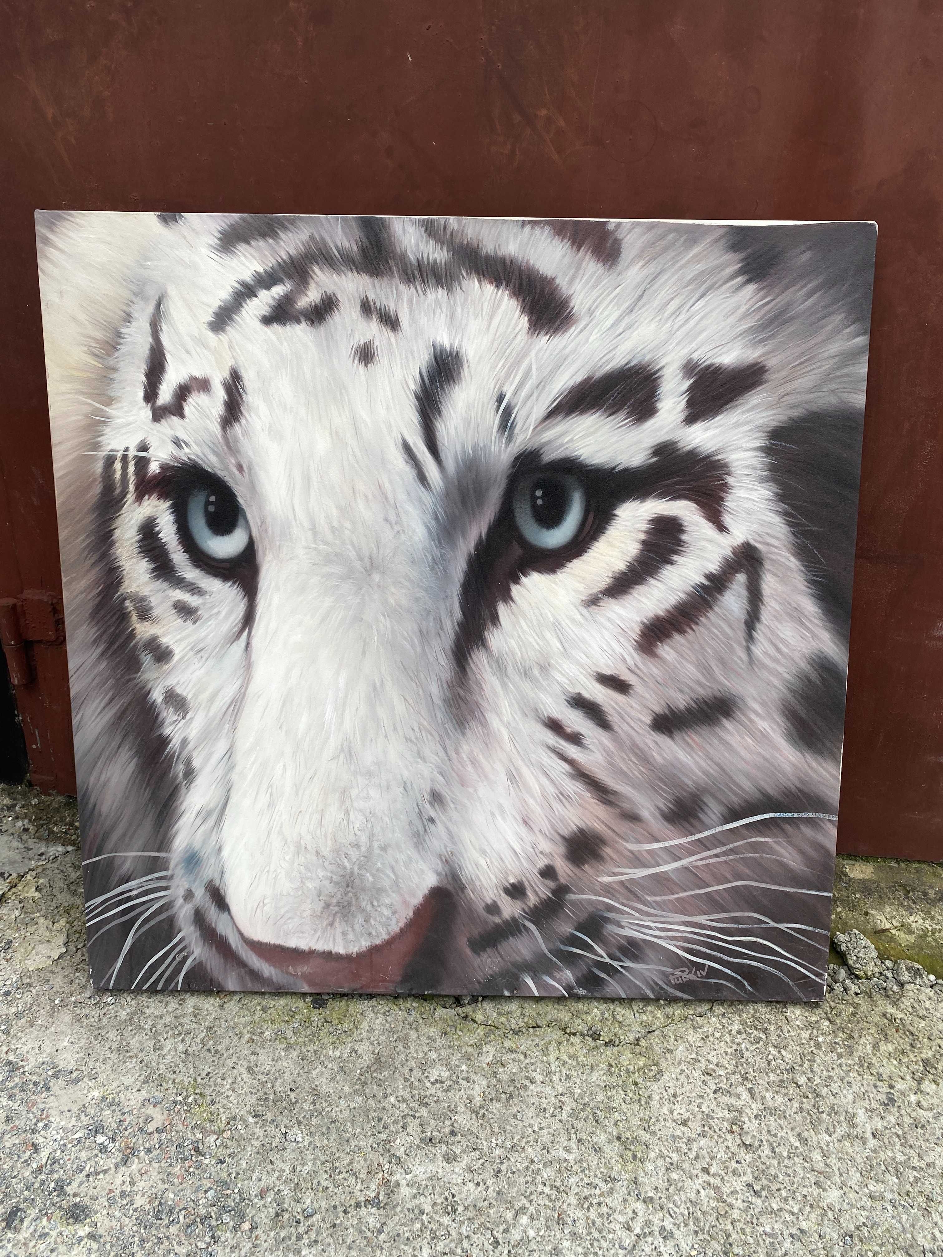 Картина Белый тигр художник Pulkiv