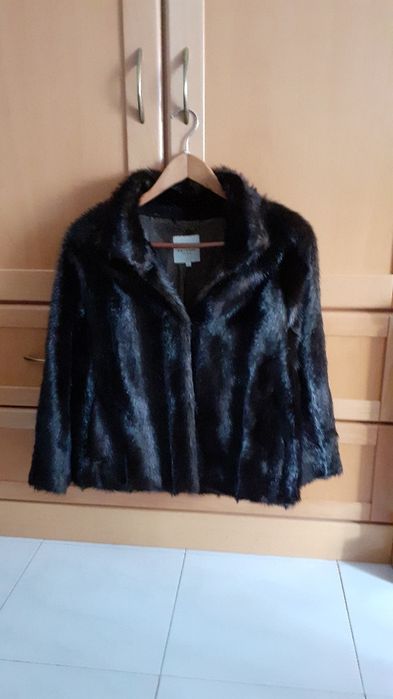 Casaco Castanho escuro curto ( Marca Decenio )