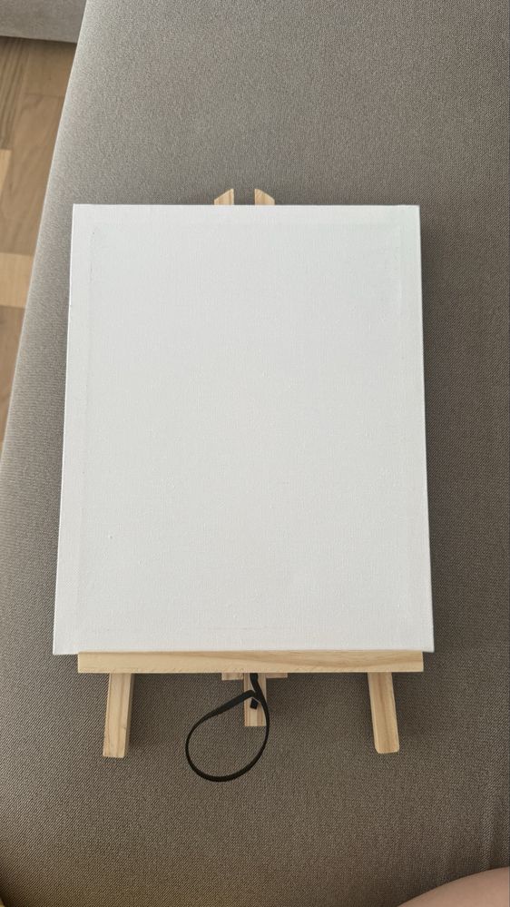 Mini sztaluga malarska z plótnem 30x24cm