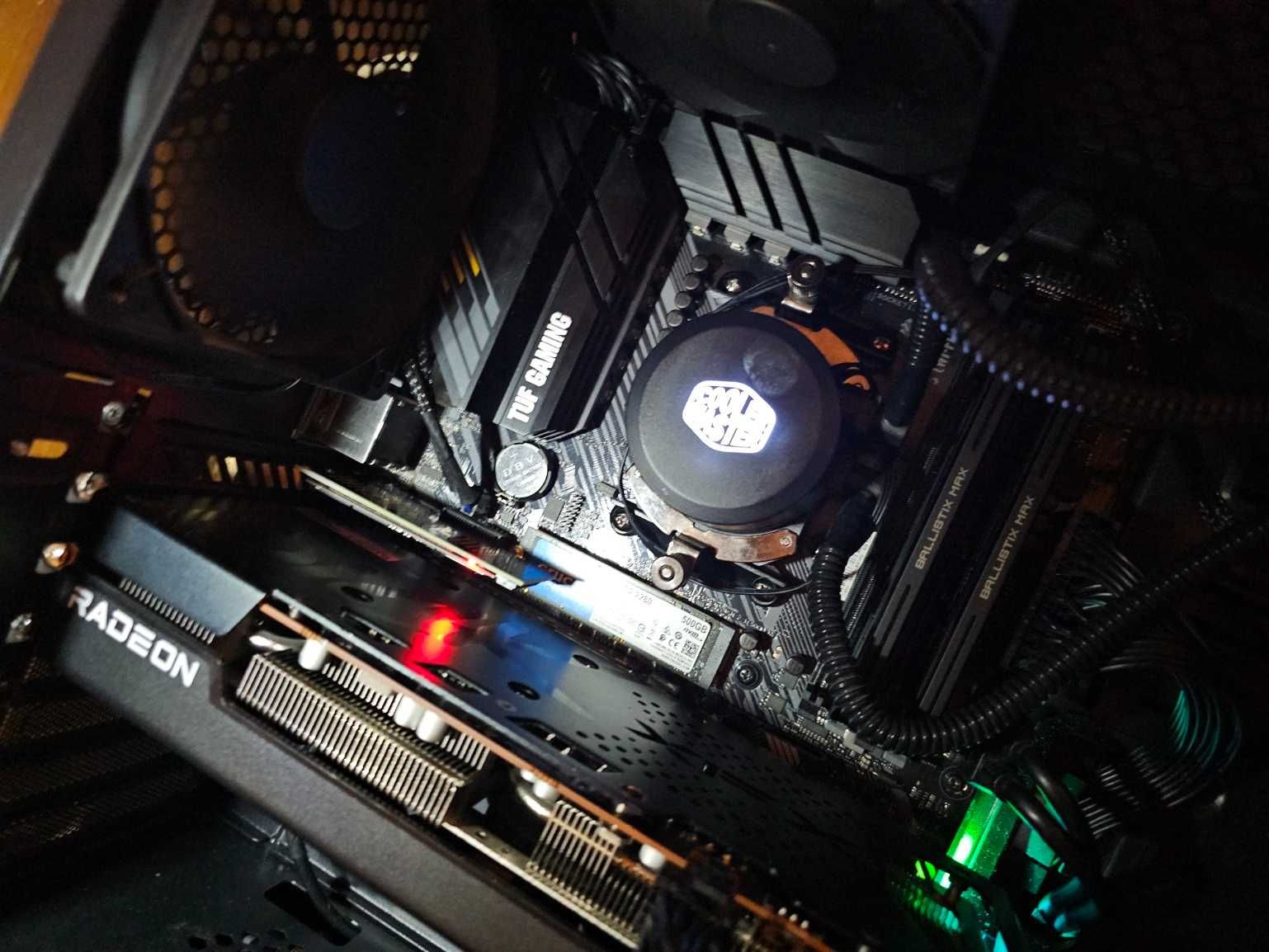 Komputer Ryzen 7 5700X3D / RX 6600 XT / 32GB RAM / SSD+HDD / AiO / Win