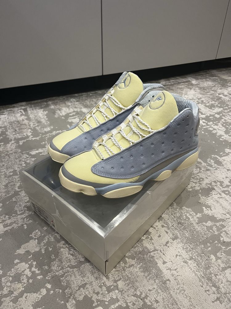 Кросівки air jordan 13 solefly light blue