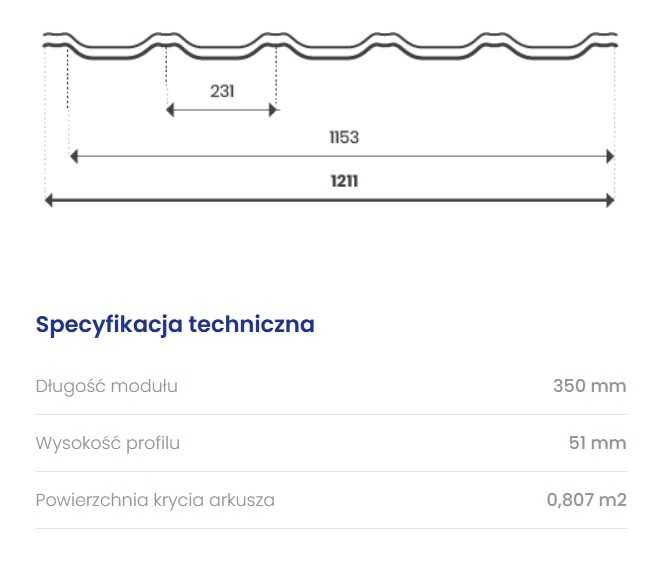 Blachodachówka MARY Steel Venecja Scandinavia HDS Częstochowa