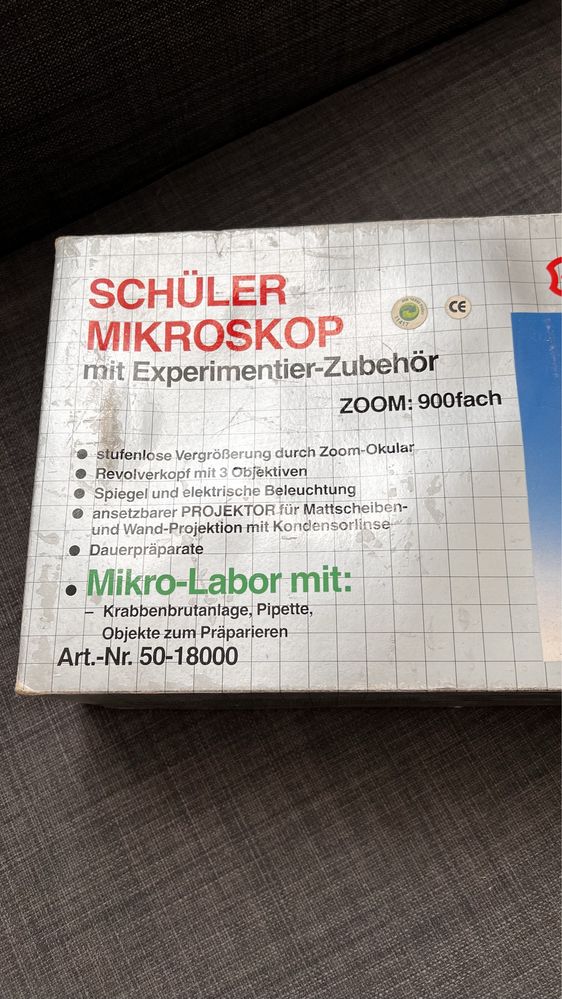 schüler mikroskop student microscope zoom 900fach