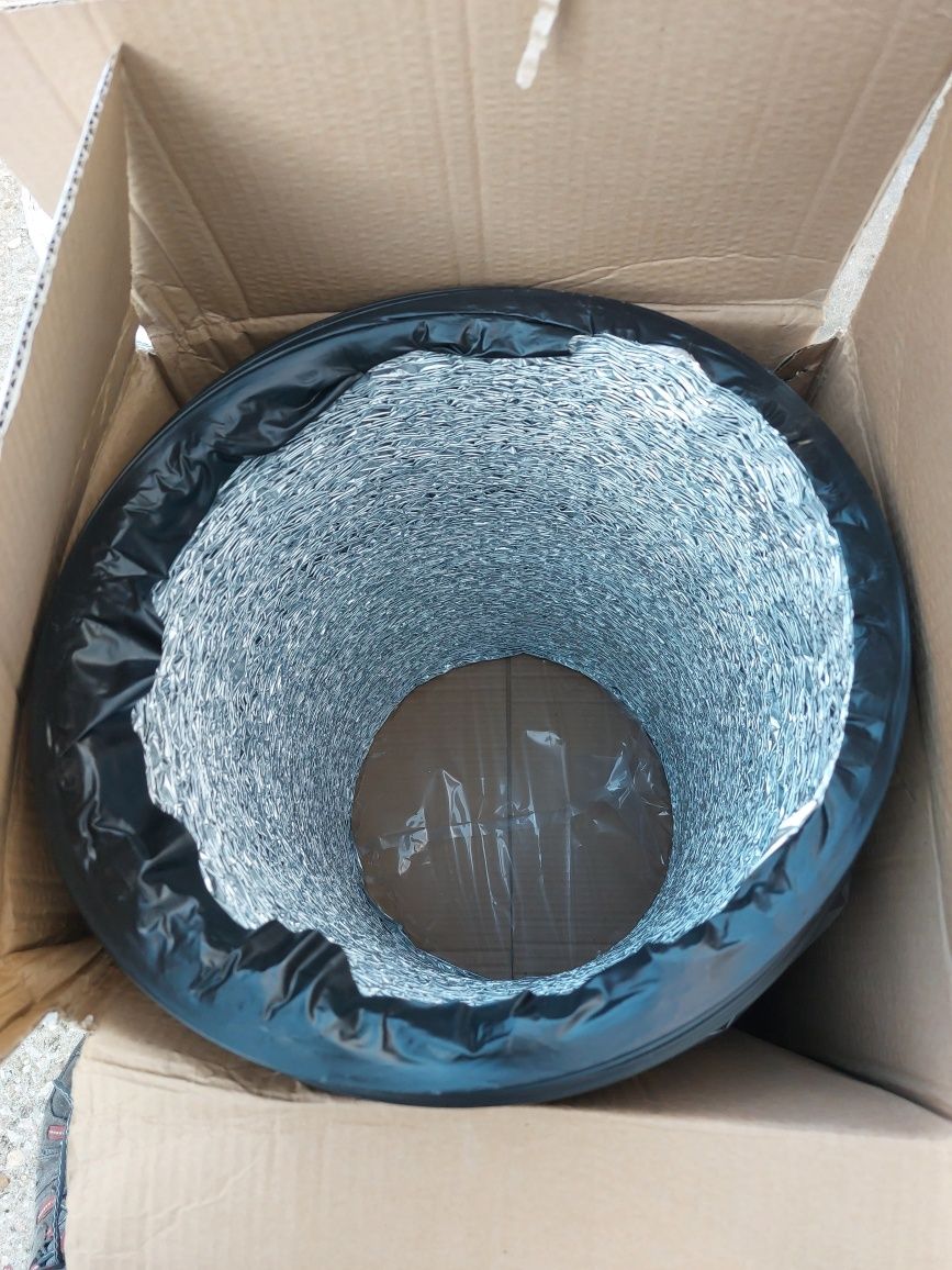 Tubo , Manga para ventilação alumínio flexível 254 mm c/10 Mt