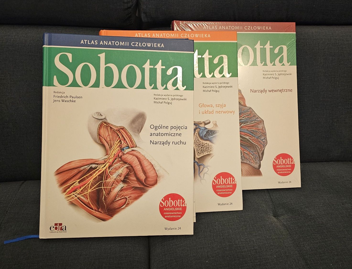Atlasy anatomiczne Sobotta oraz Anatomia Nettera do kolorowania