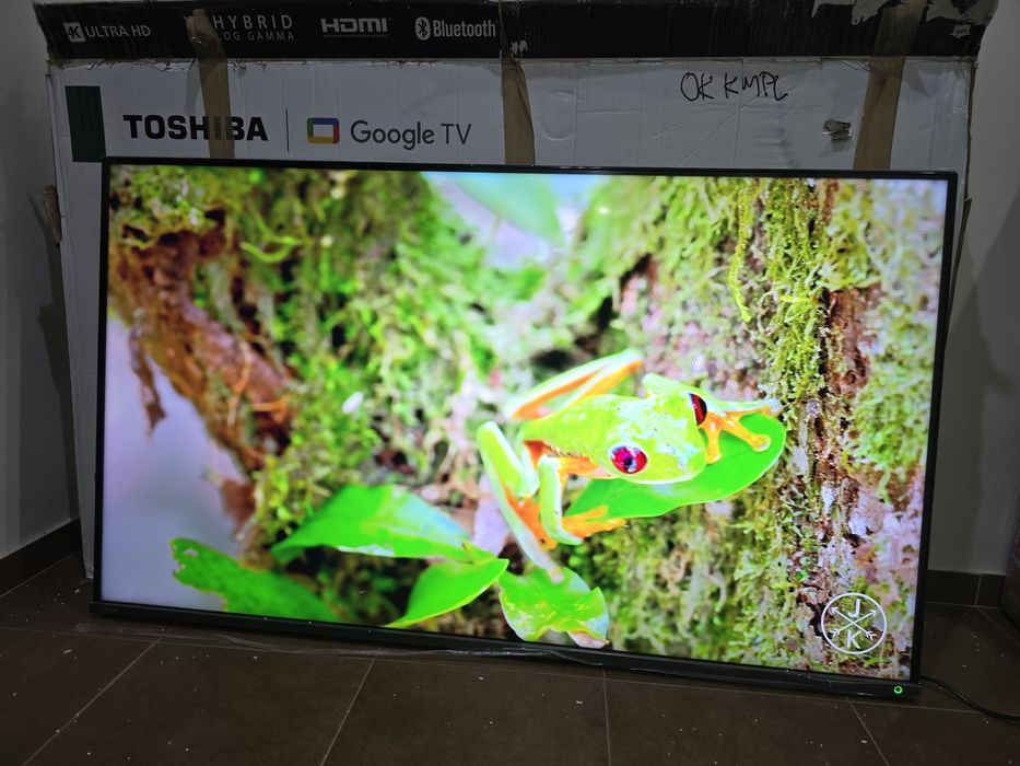 Telewizor marki TOSHIBA 55 cali SMART TV ,NOWY,  Google Tv