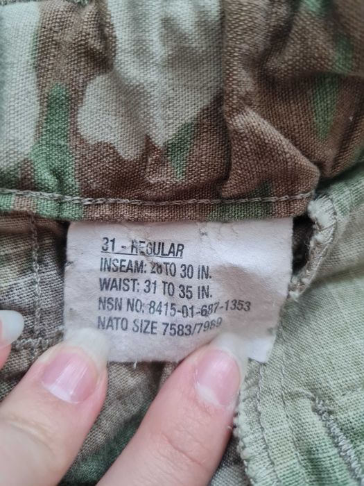 Spodnie damskie 31 regular US Army Multicam OCP ACU