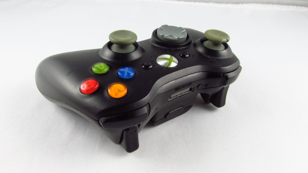 XBOX 360 - Oryginalny Bezprzewodowy Pad na baterię Czarny 5