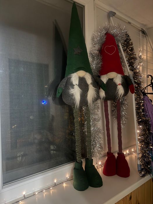 Эльфы новогодние игрушки гномы