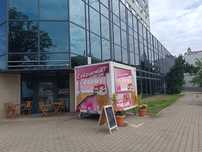 Przyczepa gastronomiczna lodziarnia