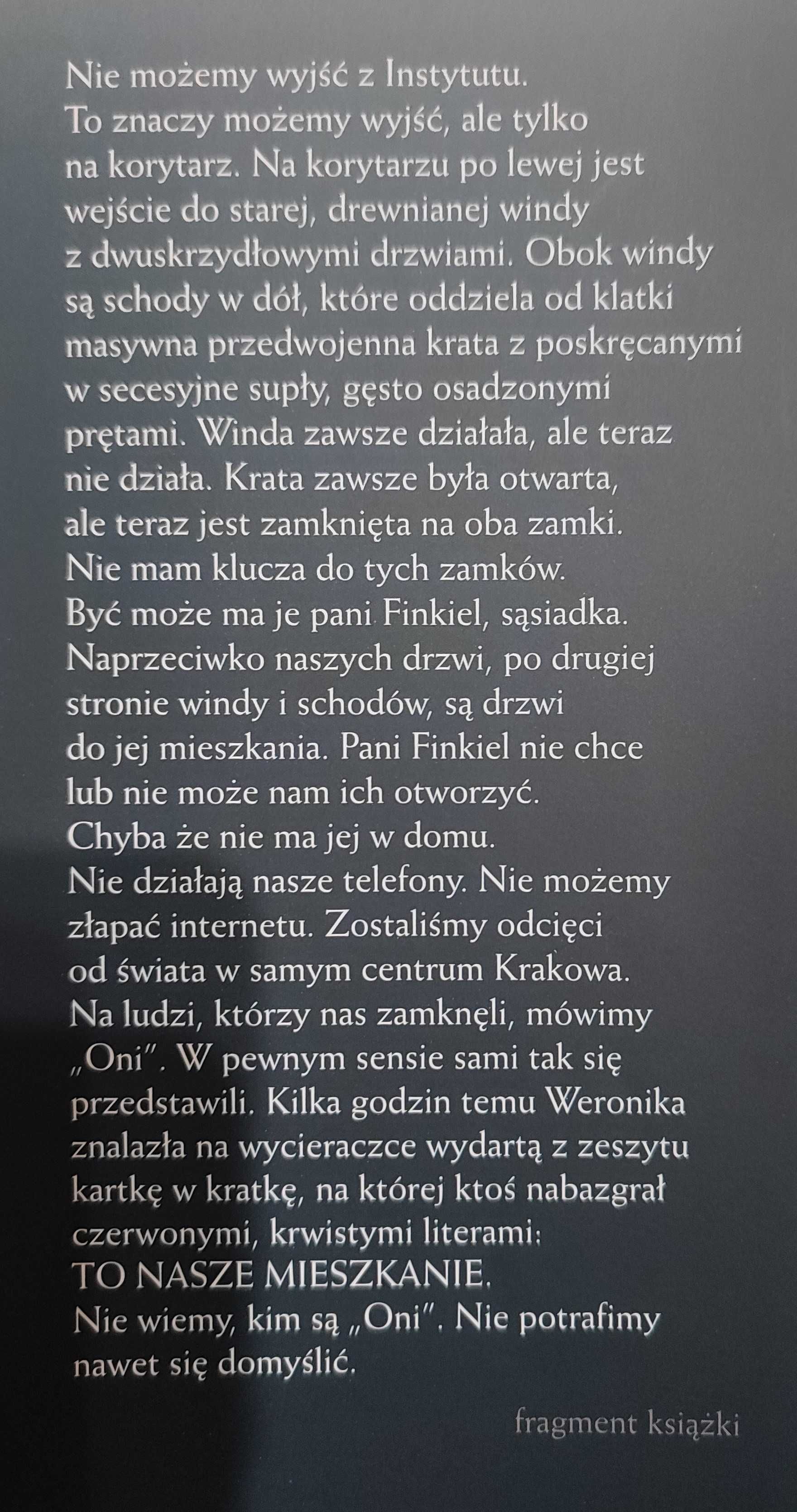 Instytut - Jakub Żulczyk wydanie II kryminał książka