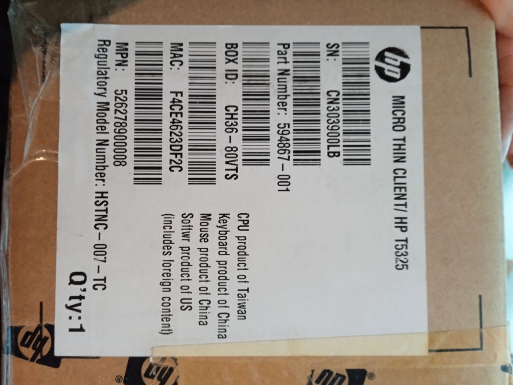 Тонкий клиент HP t5325  16 шт есть другие