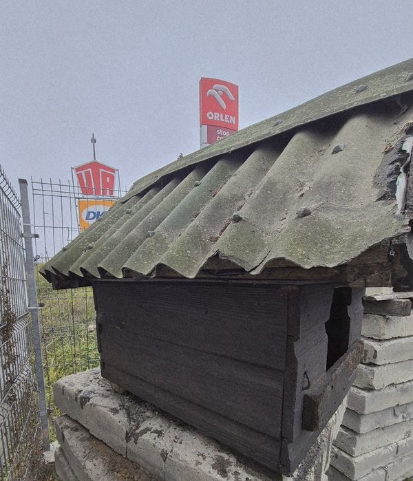 Buda dla psa - dach do wymiany