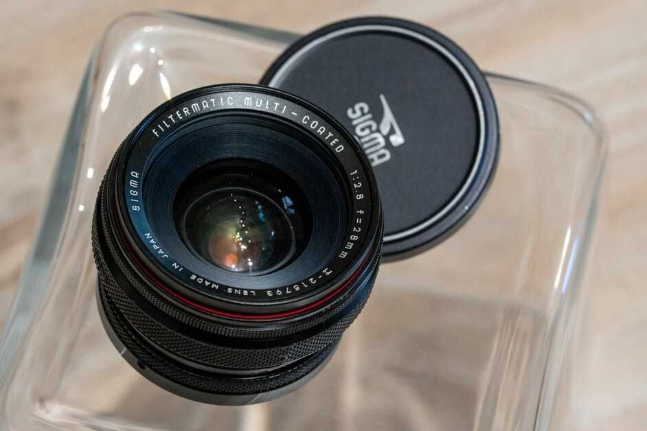 Sigma filtermatic 28mm f 2.8 mocowanie Minolta MD rokkor