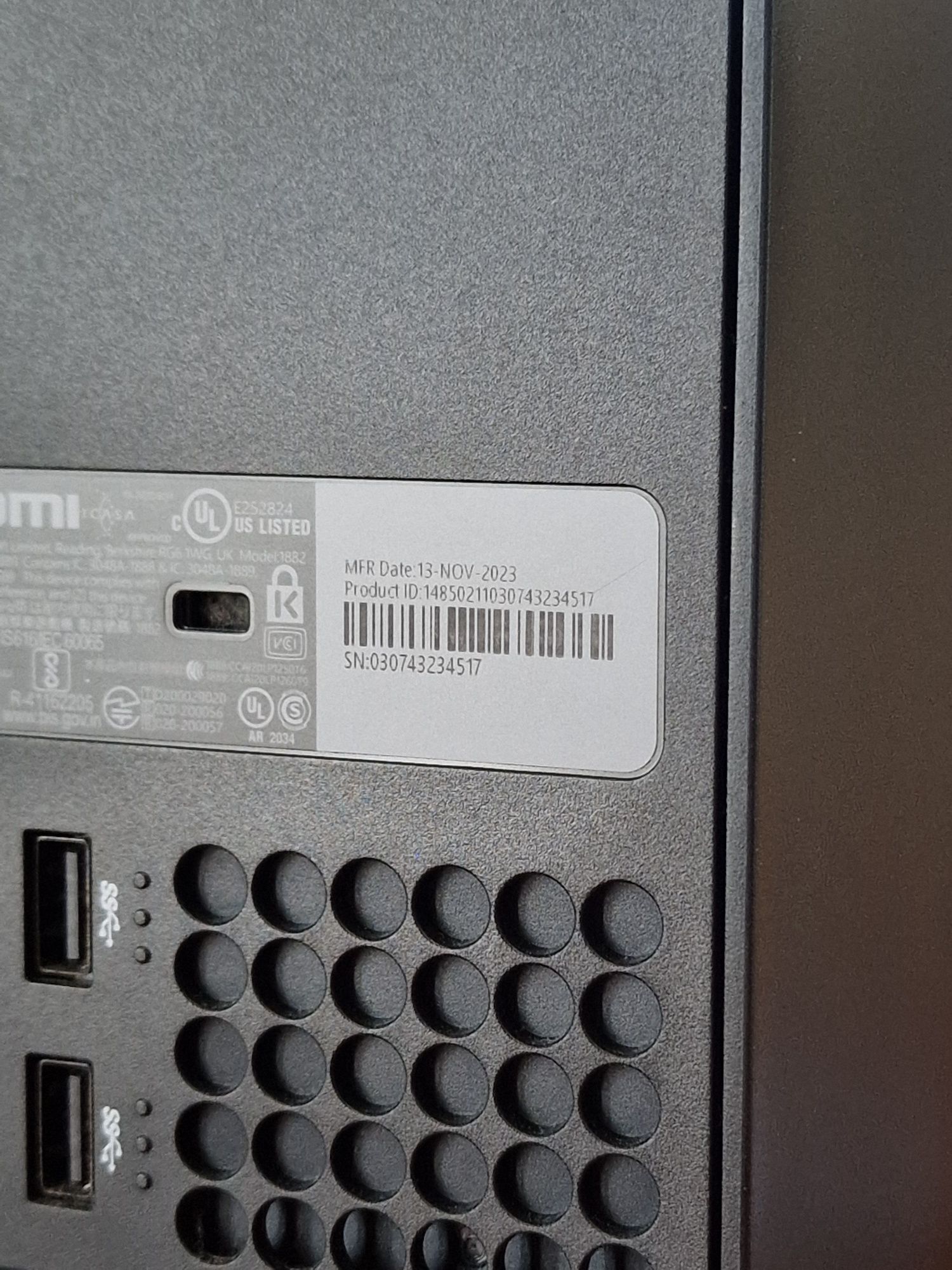 Xbox series x 1tb garantia 2028