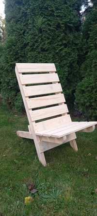 Krzesła leżaki półleżak drewno