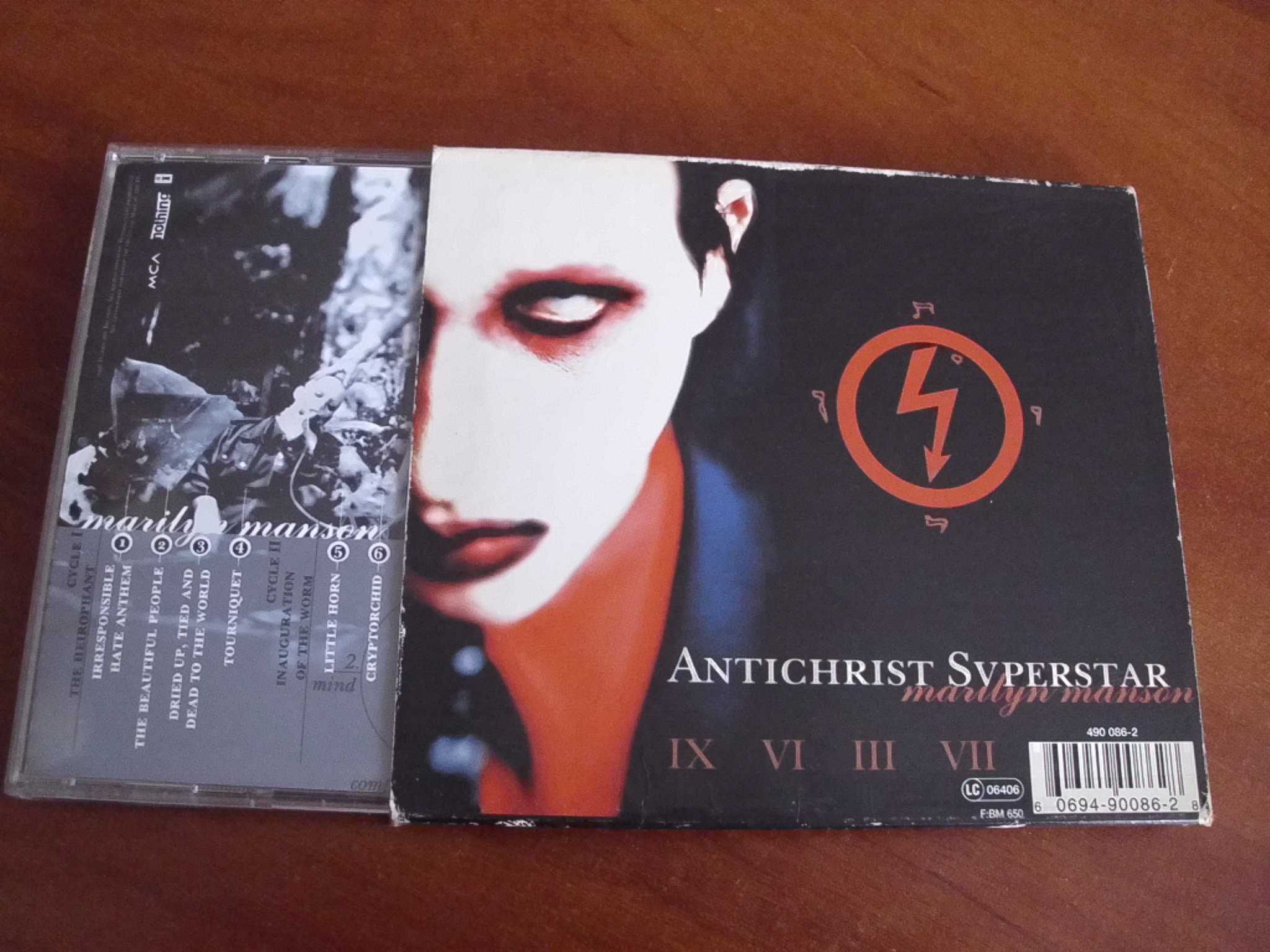 CD Marilyn Manson - Antichrist  superstar - 1996r.