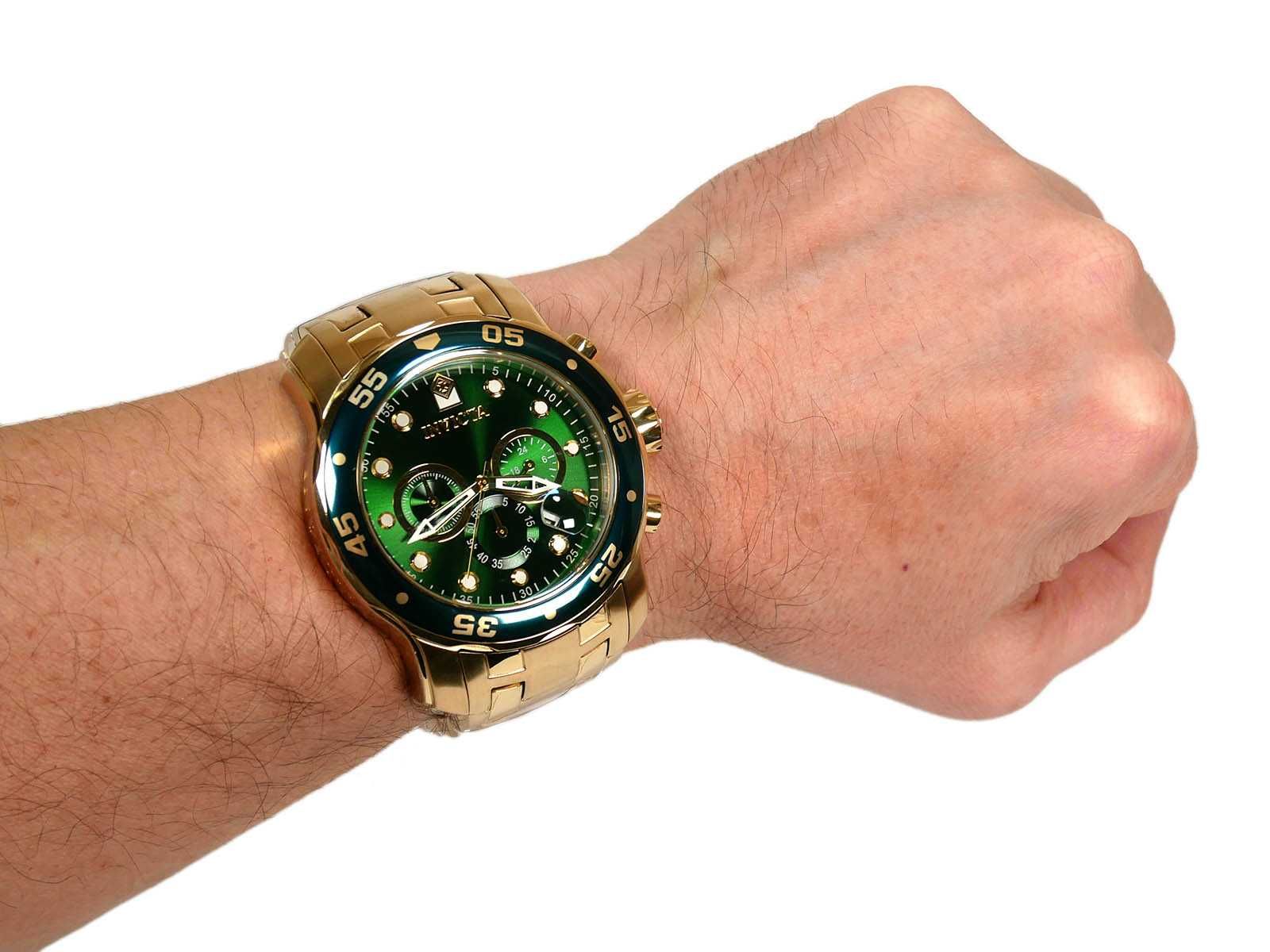 Часы Invicta 0075 Pro Diver Green Collection Master of the Oceans