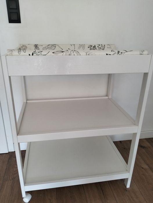 Przewijak wolnostojący drewniany IKEA biały