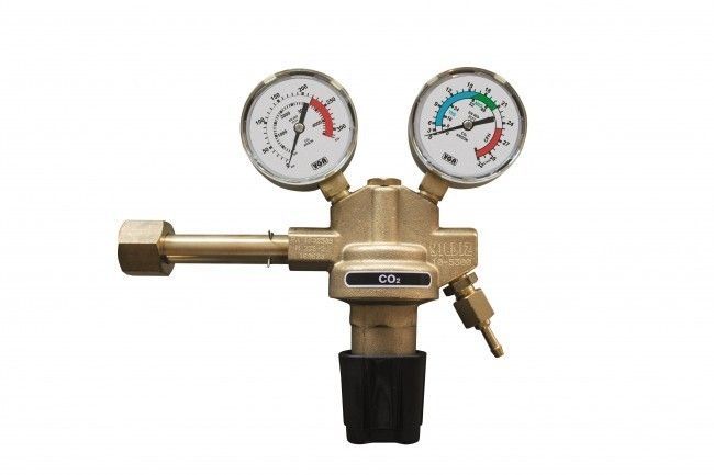 Manómetro gás CO2 para máquina Soldar duplo 61mm