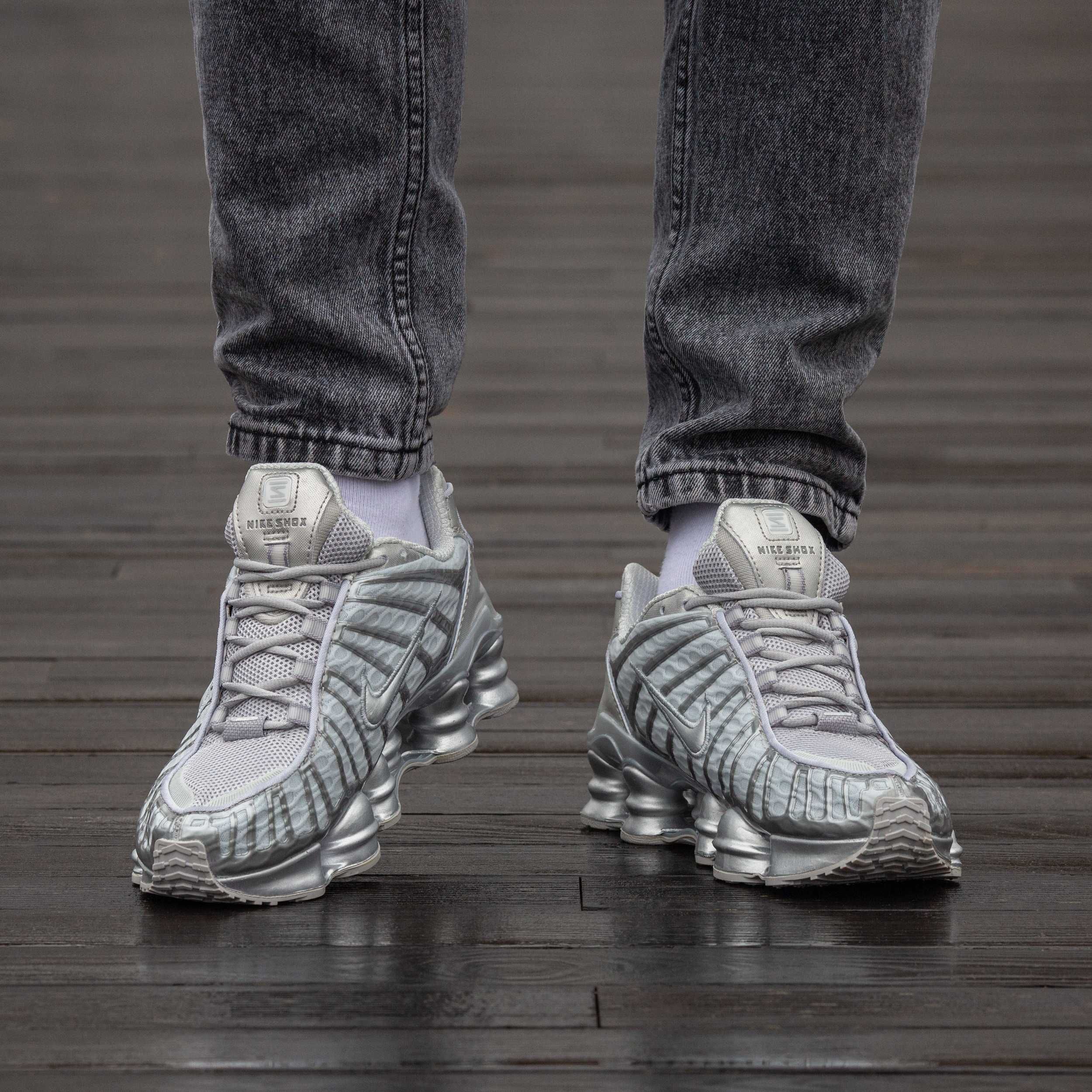 Кросівки Nike Shox TL Dark Silver premium